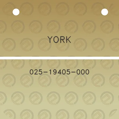 york-025-19405-000