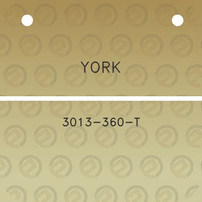 york-3013-360-t