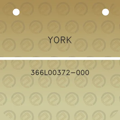 york-366l00372-000