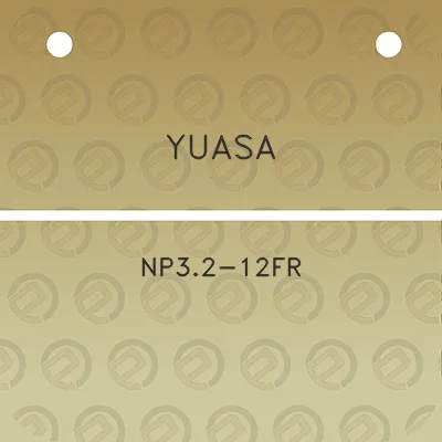 yuasa-np32-12fr