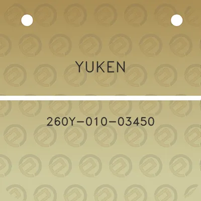 yuken-260y-010-03450