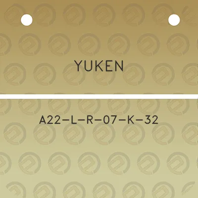 yuken-a22-l-r-07-k-32