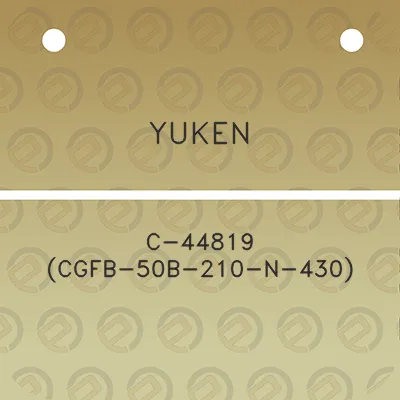 yuken-c-44819-cgfb-50b-210-n-430