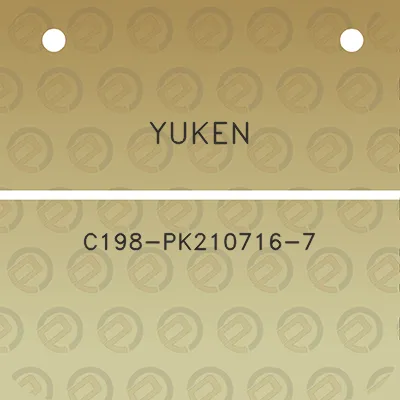 yuken-c198-pk210716-7