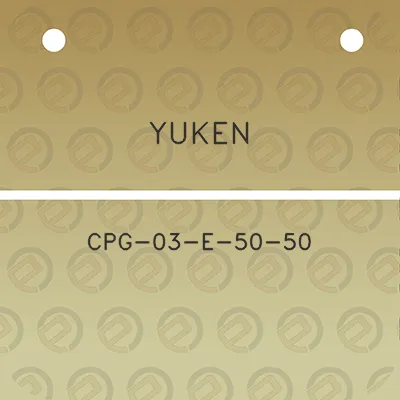 yuken-cpg-03-e-50-50