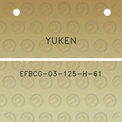 yuken-efbcg-03-125-h-61