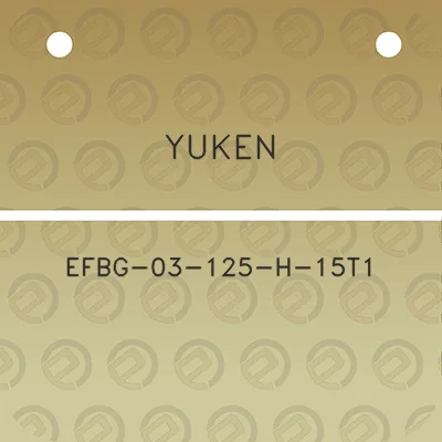 yuken-efbg-03-125-h-15t1