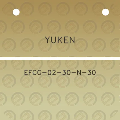 yuken-efcg-02-30-n-30