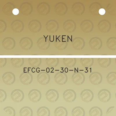 yuken-efcg-02-30-n-31