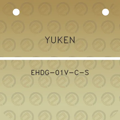 yuken-ehdg-01v-c-s