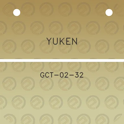 yuken-gct-02-32