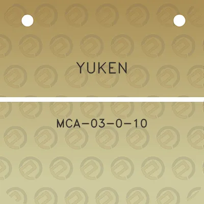 yuken-mca-03-0-10