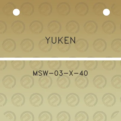 yuken-msw-03-x-40