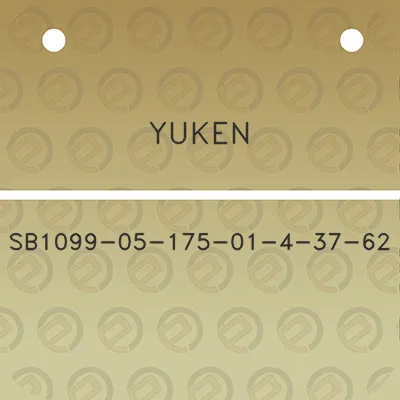 yuken-sb1099-05-175-01-4-37-62