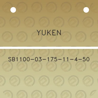 yuken-sb1100-03-175-11-4-50