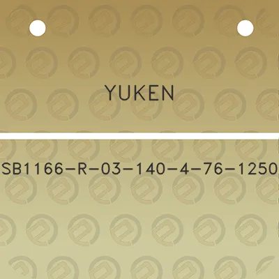 yuken-sb1166-r-03-140-4-76-1250