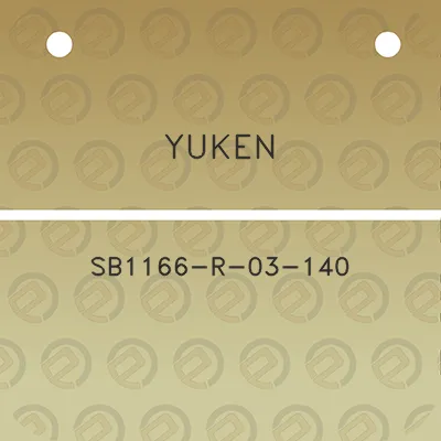 yuken-sb1166-r-03-140