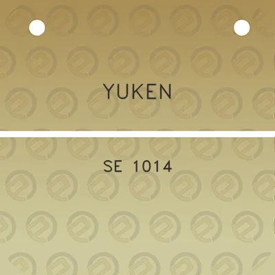 yuken-se-1014