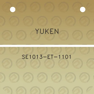 yuken-se1013-et-1101