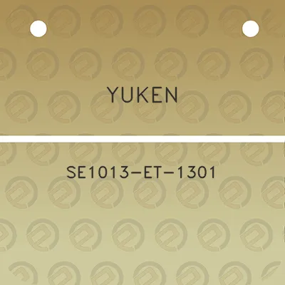 yuken-se1013-et-1301