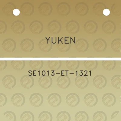 yuken-se1013-et-1321