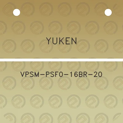 yuken-vpsm-psf0-16br-20