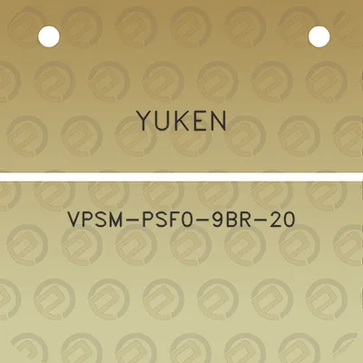 yuken-vpsm-psf0-9br-20