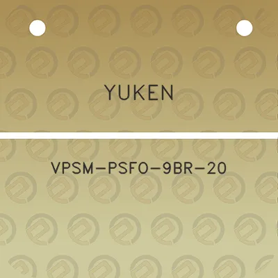 yuken-vpsm-psfo-9br-20