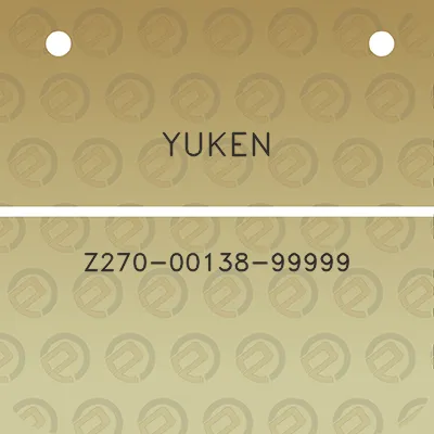 yuken-z270-00138-99999