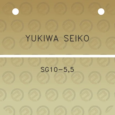 yukiwa-seiko-sg10-55