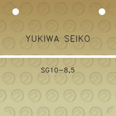 yukiwa-seiko-sg10-85