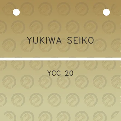 yukiwa-seiko-ycc-20