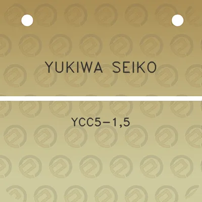 yukiwa-seiko-ycc5-15