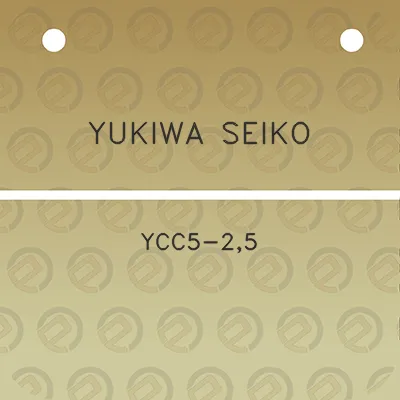 yukiwa-seiko-ycc5-25