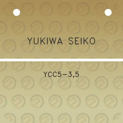 yukiwa-seiko-ycc5-35