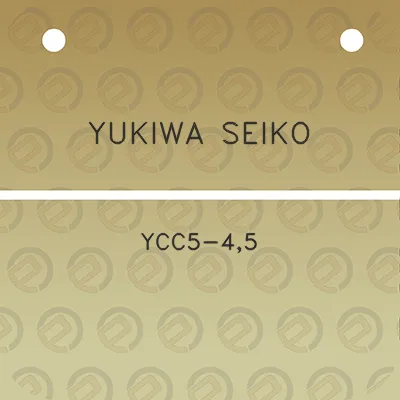 yukiwa-seiko-ycc5-45