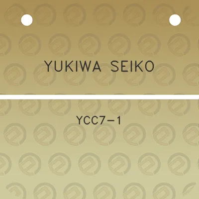 yukiwa-seiko-ycc7-1