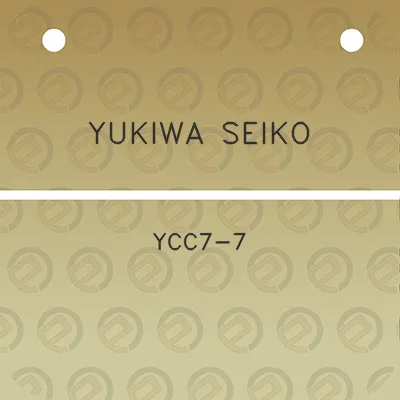 yukiwa-seiko-ycc7-7