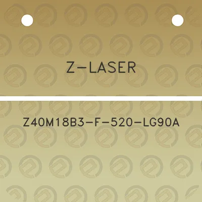 z-laser-z40m18b3-f-520-lg90a