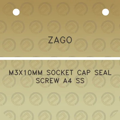 zago-m3x10mm-socket-cap-seal-screw-a4-ss