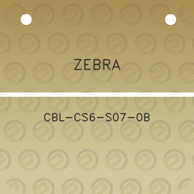 zebra-cbl-cs6-s07-0b