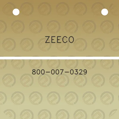 zeeco-800-007-0329