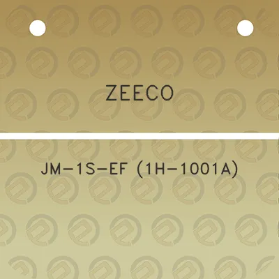 zeeco-jm-1s-ef-1h-1001a