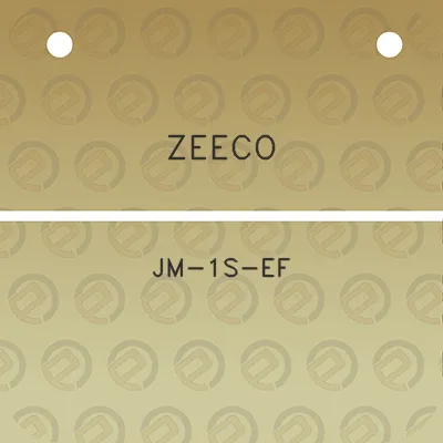 zeeco-jm-1s-ef