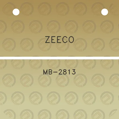 zeeco-mb-2813