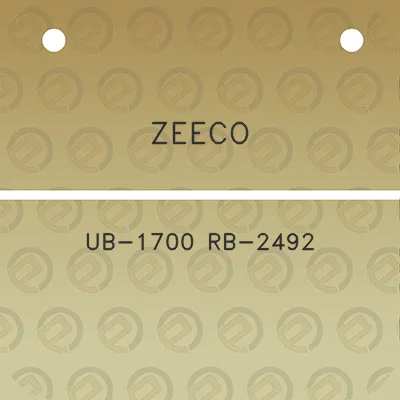 zeeco-ub-1700-rb-2492