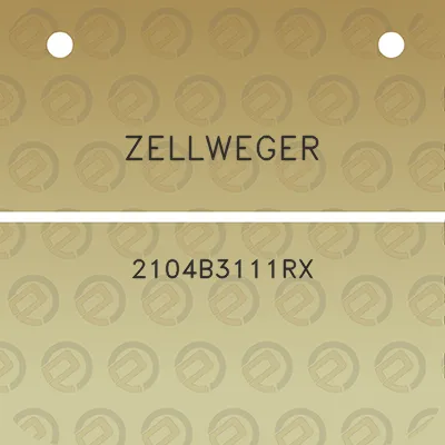 zellweger-2104b3111rx