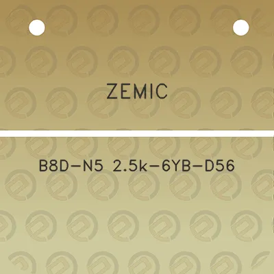 zemic-b8d-n5-25k-6yb-d56