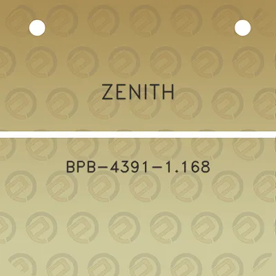 zenith-bpb-4391-1168