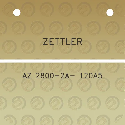 zettler-az-2800-2a-120a5